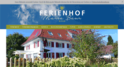 Desktop Screenshot of ferienhof-maria-baur.de