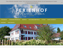 Tablet Screenshot of ferienhof-maria-baur.de
